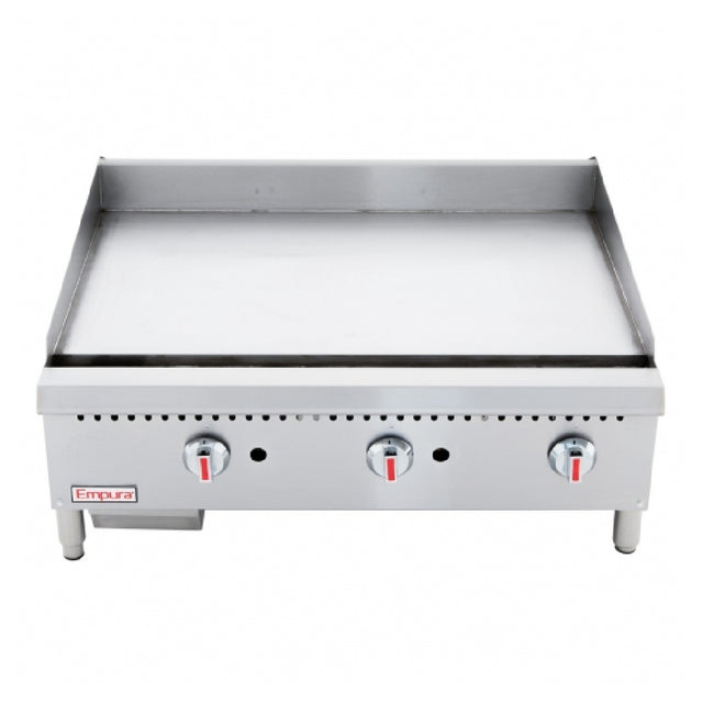 Empura Equipment EMG-36 Empura Griddle Countertop With 3 Burners 35.98" W