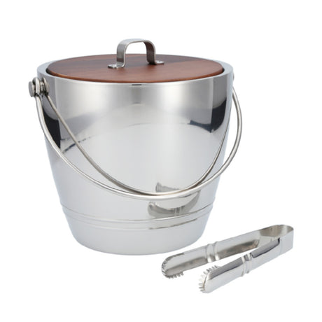 Fortessa CRFTH.RDICE.SET Crafthouse Ice Bucket Set With Tongs 106 Oz.