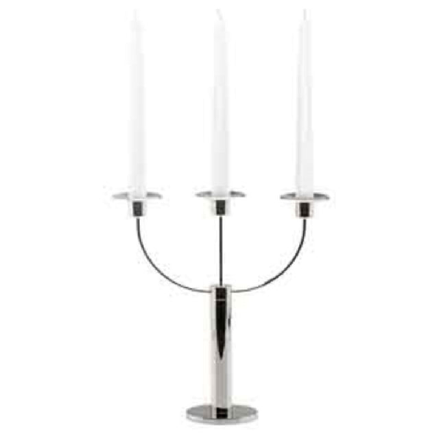 Bauscher Hepp 13.4843.0030 - Candelabra, 11-1/4"H (286mm), With (3) Candle Holders
