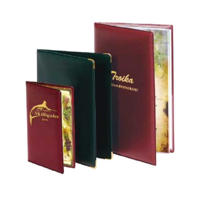 Menu Solutions H7010AA Menu Cover Holds 5-1/2" X 8-1/2" Inserts Double Panel With 2 Views