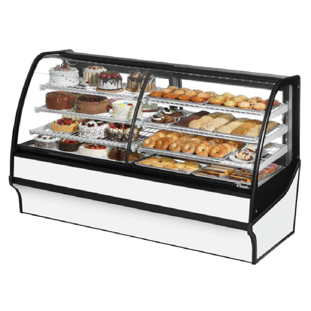 True Refrigeration TDM-DZ-77-GE/GE-W-W Display Merchandiser Dual Zone (dry/refrigerated)