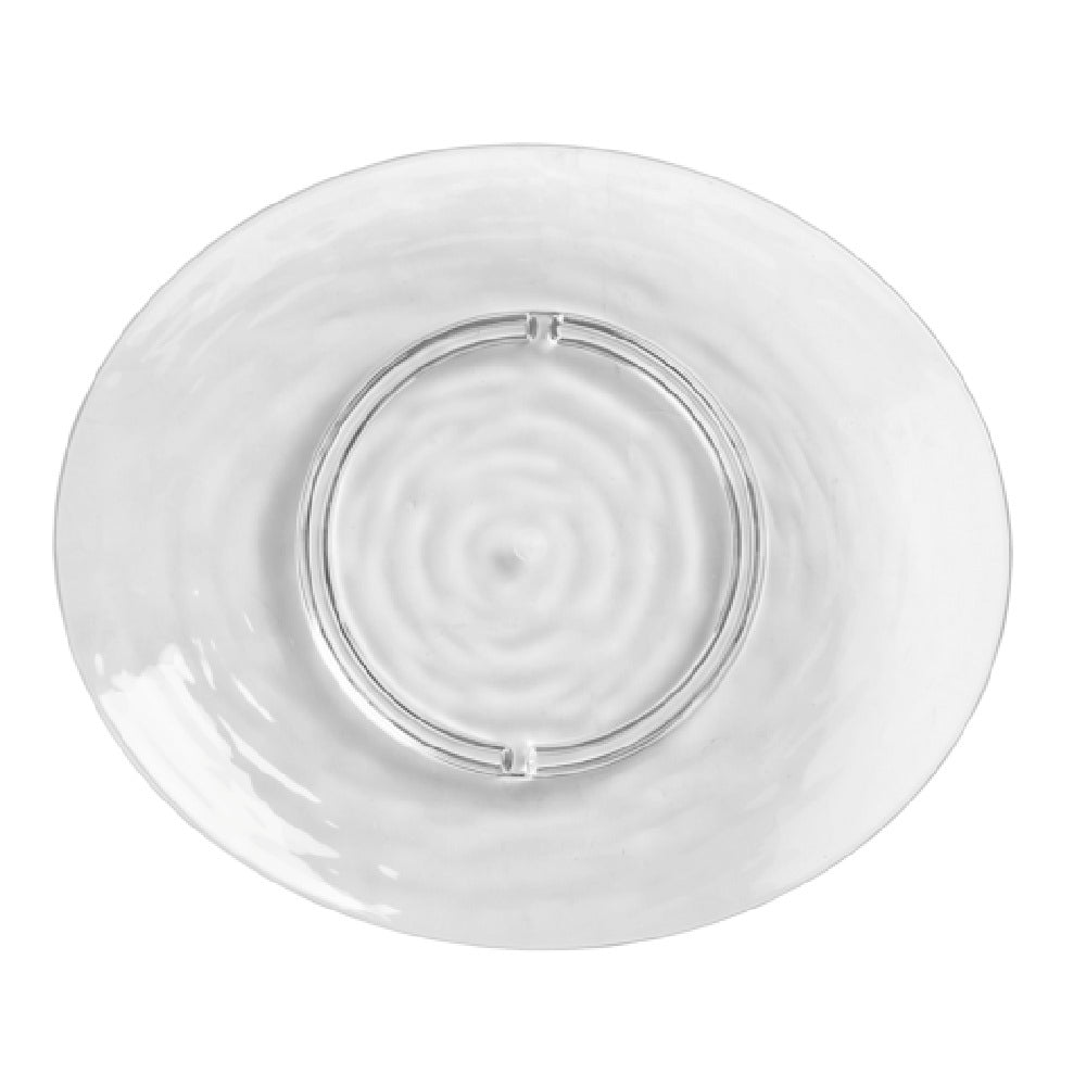 Libbey 92398 Snack Plate 8"L X 6-7/8"W X 1"H Oval