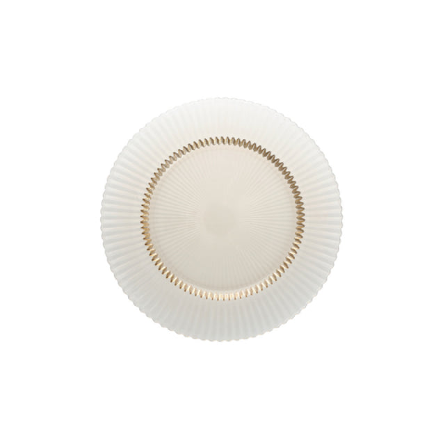 Fortessa ARCHIE.GG.05 Archie Ginger Gold Dinner Plate Glass 10.6" Dia. Dishwasher Safe (4 Each Per Case)