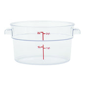 Hubert 78724 - Hubert® Food Storage Container, 6-3/4" Dia. X 4-1/4"D, Round