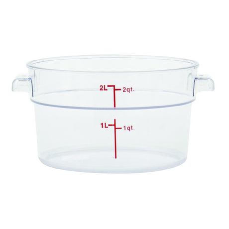 Hubert 78724 - Hubert® Food Storage Container, 6-3/4" Dia. X 4-1/4"D, Round