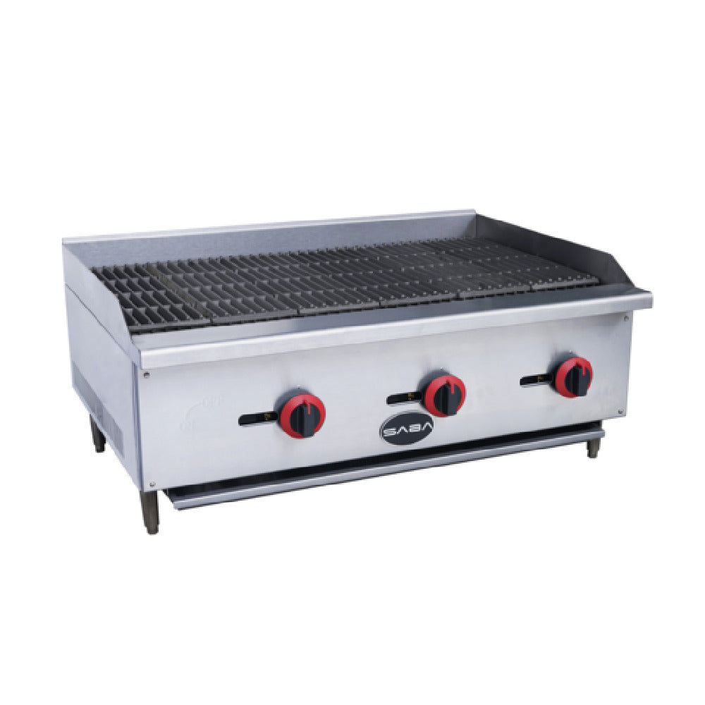 SABA CB-36 Radiant Charbroiler Countertop Gas