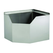 Hubert 17254 - Kratos Corner Mop Sink, 1-compartment, 22-1/2"W X 18-3/4"D X 16"H