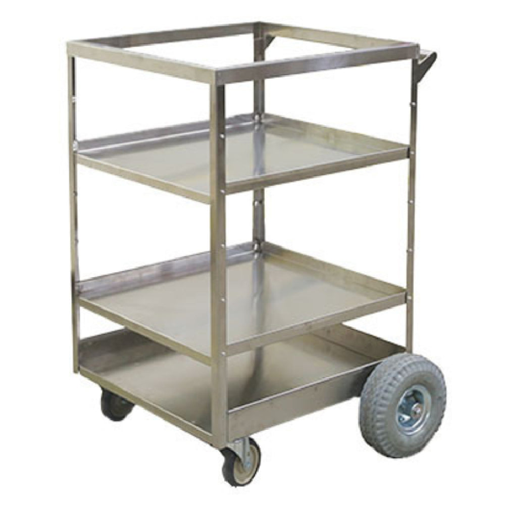 Lakeside 811 All-Terrain Meal Delivery Cart 29-3/4" X 33" X 41" (3) Shelves (2 Adjustable)