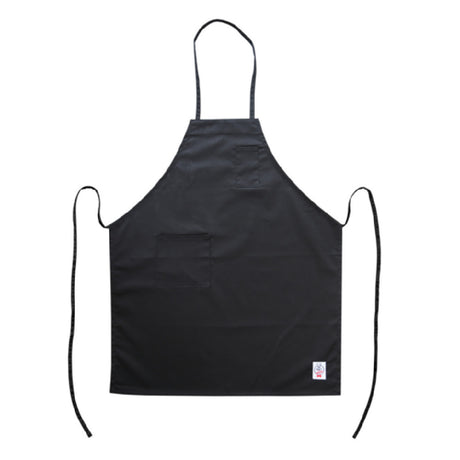 CAC China APBB-2BK Chef's Pride Bib Apron 26"W X 33"L Full Length