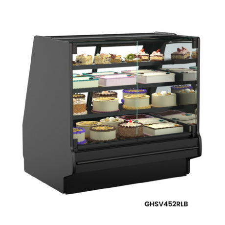 Structural Concepts GHSV1052RLB - Fusion® Refrigerated Service Case, 123-3/8"W X 42-3/4"D X 51-3/4"H