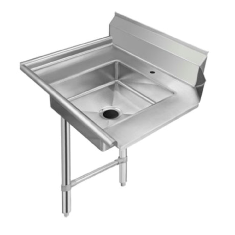 Klinger's Trading SDT26L Soiled Dishtable 26"W X 30"D 16/304 Stainless Steel Top