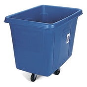 Rubbermaid FG461673BLUE - Recycling Cube Truck, Mobile, 43-3/4"L X 31"W X 37"H