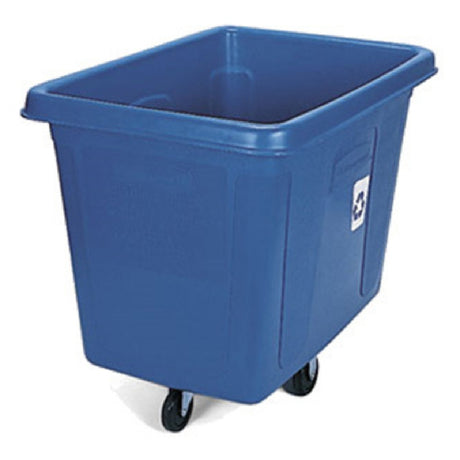 Rubbermaid FG461673BLUE - Recycling Cube Truck, Mobile, 43-3/4"L X 31"W X 37"H