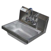 Serv-Ware HS15-CWP - Serv-Ware - Sinks - S/S Hand Sink NO Splash Guards - Dimensions: 17" W X 15" D X 13.5" H - Materials: 18 Gauge