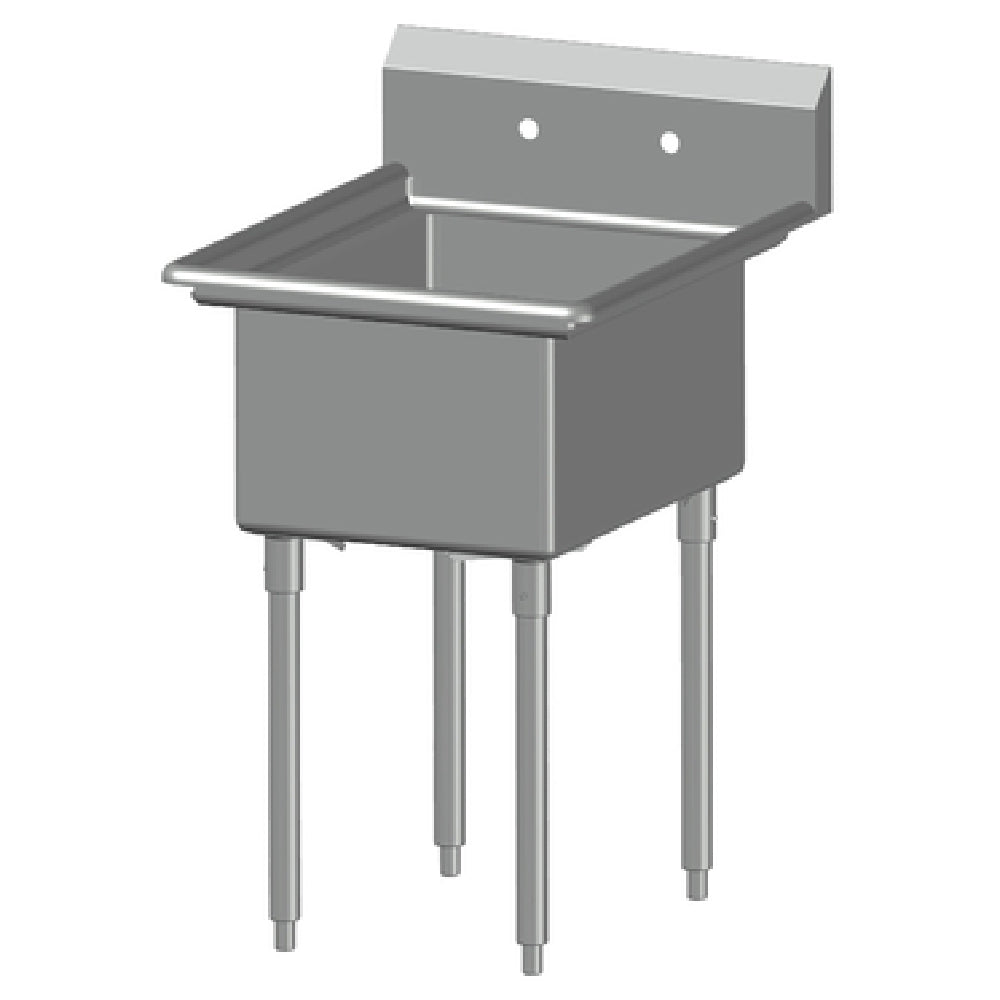 SPG 1N18 - Universal Stainless Sink, One Compartment, No Drainboard