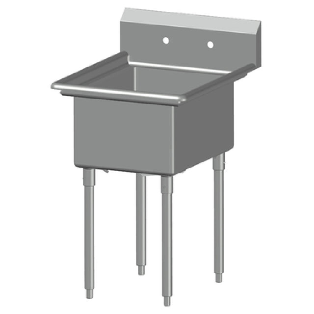 SPG 1N18 - Universal Stainless Sink, One Compartment, No Drainboard