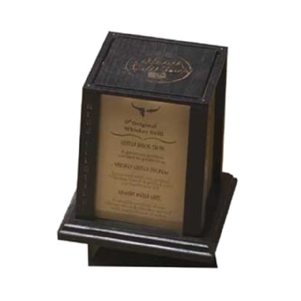 Menu Solutions WT-4S-A_LIME Table Tent Holds 4" X 6" Inserts With 4 Views