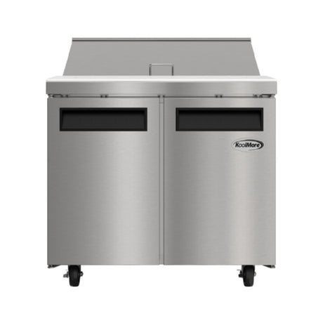 Koolmore KM-PTR36-2D - Salad And Sandwich Prep Table, 36.2"W, 10.8 Cu Ft.