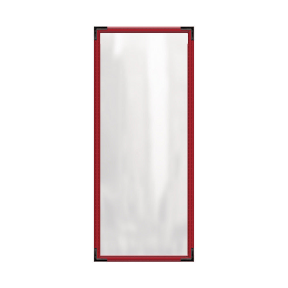 Risch TES 4.25X11-LEATHERETTE Deluxe Sewn Leatherette Menu Cover (specify Color)