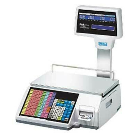 Penn Scale CL5500R-30 W Label Printing Scale Pole Style 30 Lb. Capacity Dual Range: 0-15 Lb. X 0.005 Lbs./15-30 Lb. X 0.01 Lb.