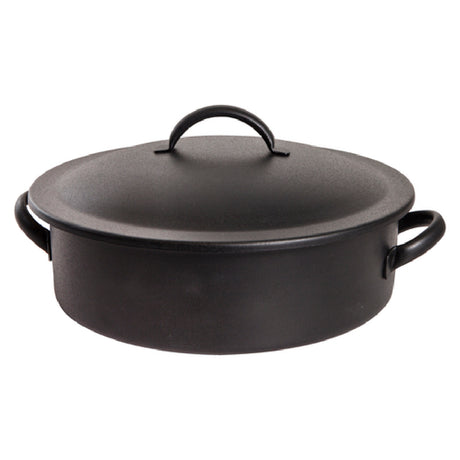 Steelite DW06CWG8BK Round Chafer 2.0 Gal 17.25"W X 15"D X 6"H