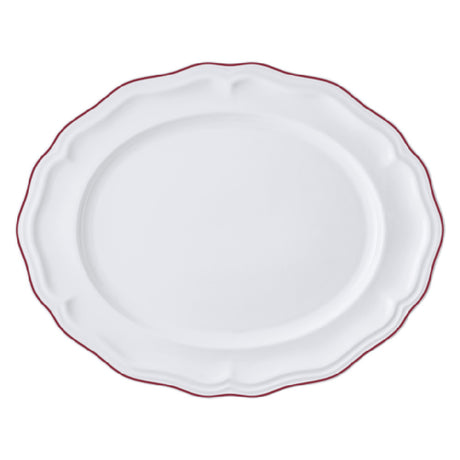 Steelite 62572FP817 Oval Platter 13.0" X 10.5" X 1.0" Adelina