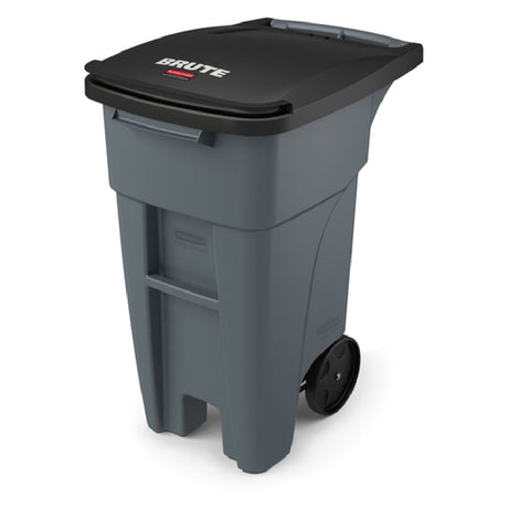 Rubbermaid 1971941 - BRUTE® Standard Rollout Container, 32 Gallon Capacity, With Hinged Lid