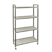 Cambro EST184281V4480 - Camshelving® Elements XTRA Series High Density Top Rail Stationary Starter Unit