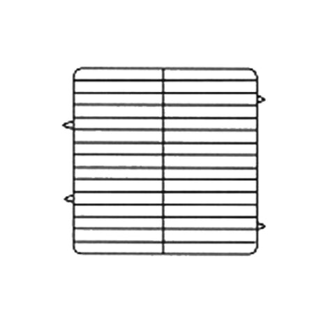 Vollrath PM3008-4-02 Plate Crate® Dishwasher Rack 8" To 8-3/8" Dia. (4) Extenders With Wire Dividers