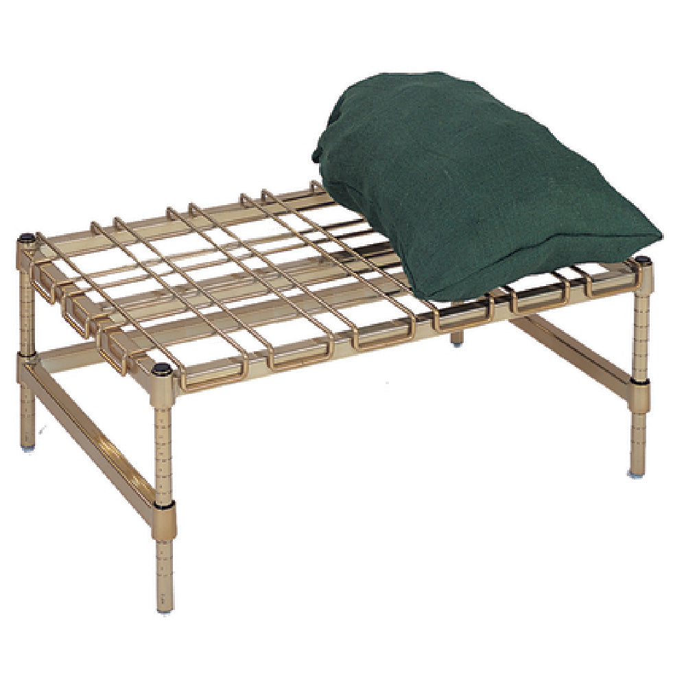 SPG DG348Y - ISS Wire Grid Cover, For 18" X 48" Platforms Or Dunnage Racks, Gold Bond® With Antimicrobial Finish