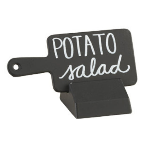 Cal Mil 3345-13SIGN Write-On Sign 4-1/2"W X 2"D Write-on Area Paddle Shape