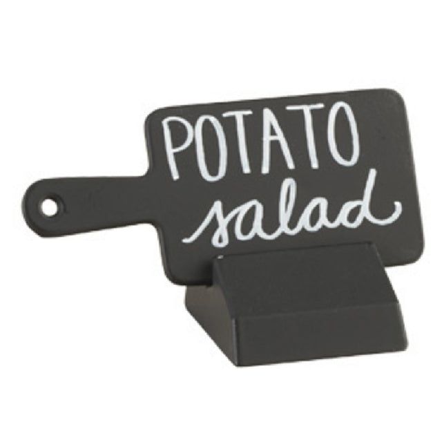 Cal Mil 3345-13 Write-On Sign 4-1/2"W X 2"D Write-on Area Paddle Shape