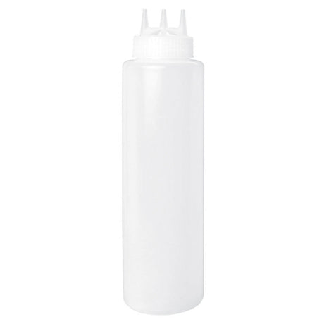 Paderno 41520-08 Squeeze Bottle With Triple Nozzle 8 Oz.