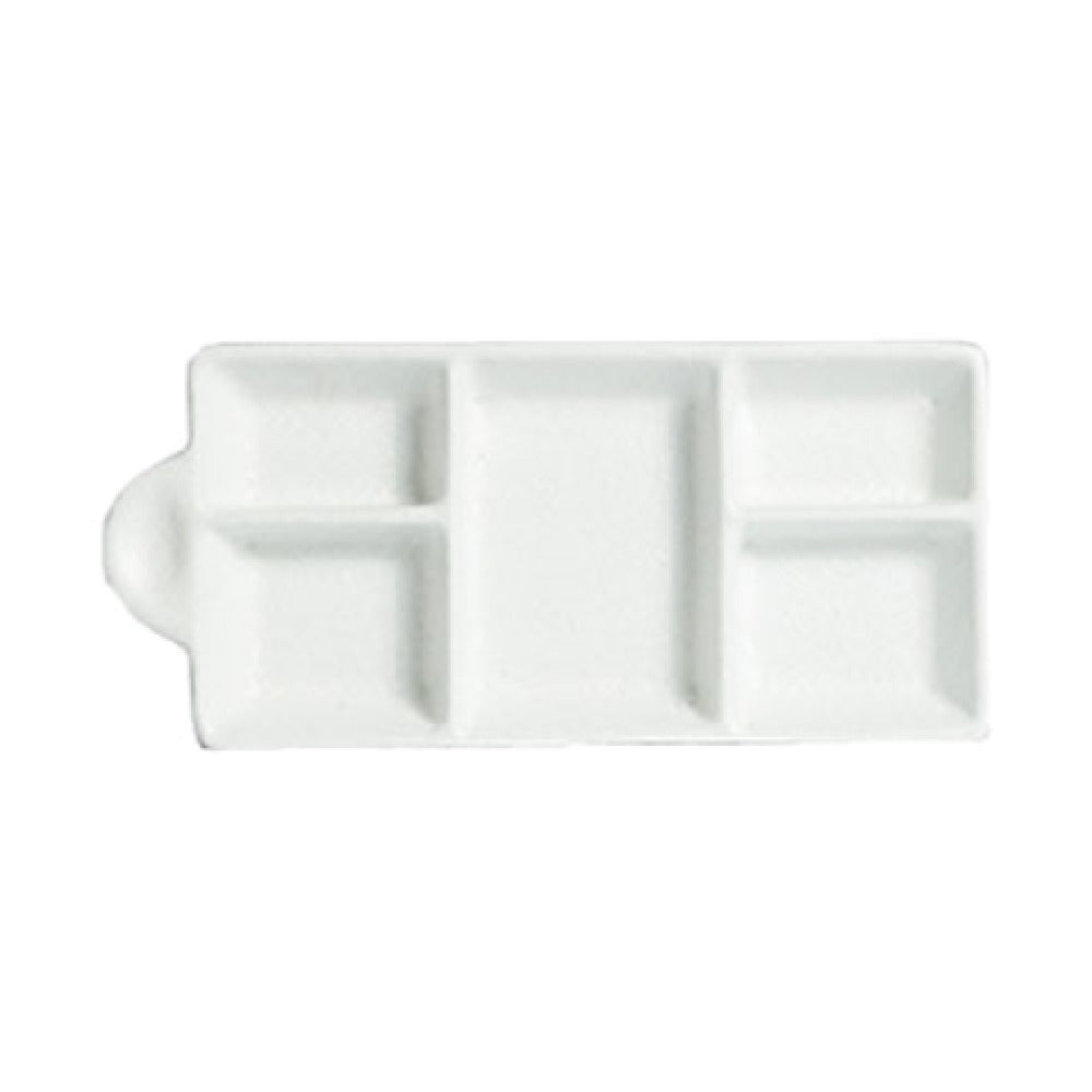 GET Enterprises MJ602FR Bugambilia® Condiment Dish 5-division 10.14 Oz.