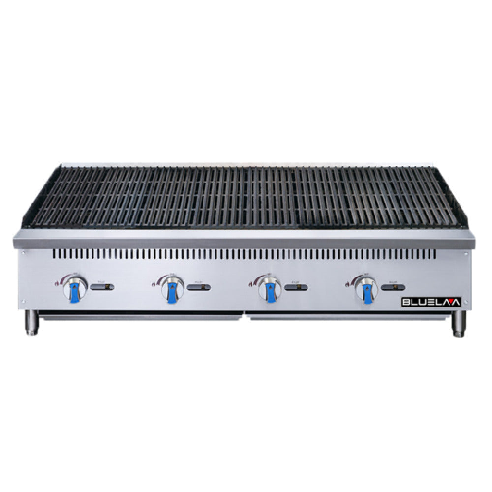 Blue Air BLCB48 Charbroiler Countertop Stainless Steel Design