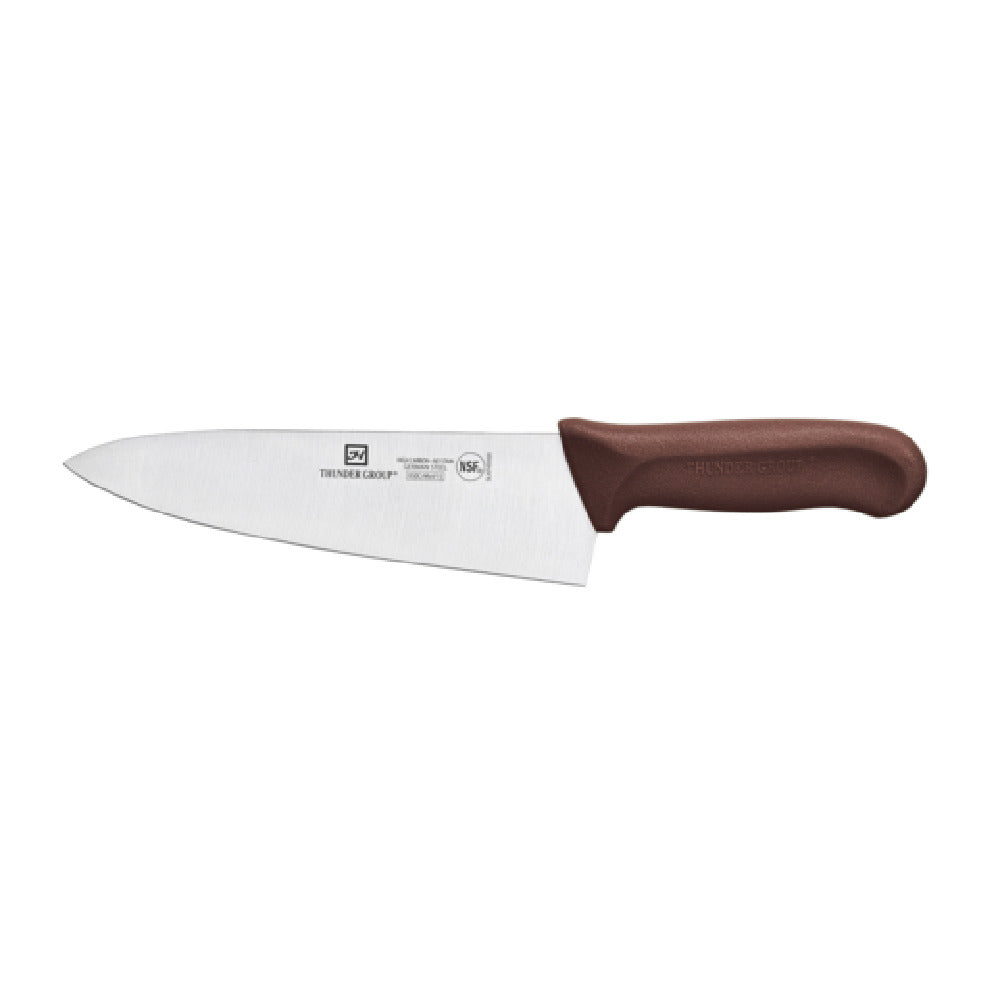 Thunder Group SLKF409BR Chef's Knife 8" Blade Brown Polypropylene Handles