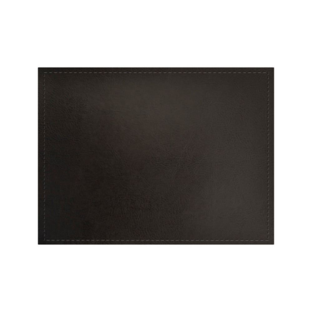 Risch PLACEMATDX-TAM 16X12 Tamarac Light-grain Faux-leather Premium Sewn Placemat (specify Color)