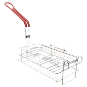 Franklin Machine Products 226-1103 Chimichanga/Burrito Basket 11-1/2" X 6" X 3-7/8" Deep Nickel Plated