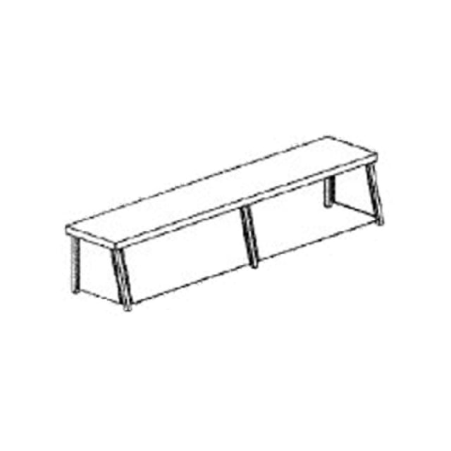 Piper Products RCPG-60 - Protector Guard, Cafeteria Style, With End Guards