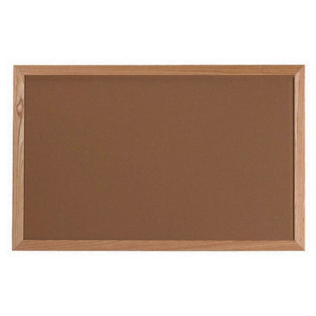 Aarco OW2436166 VIC Cork Bulletin Board 36"W X 24"H Wall Mount