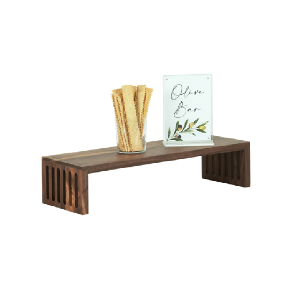 Cal Mil 23136-2077-78 Sydney Riser 20"W X 7"D X 7"H Walnut