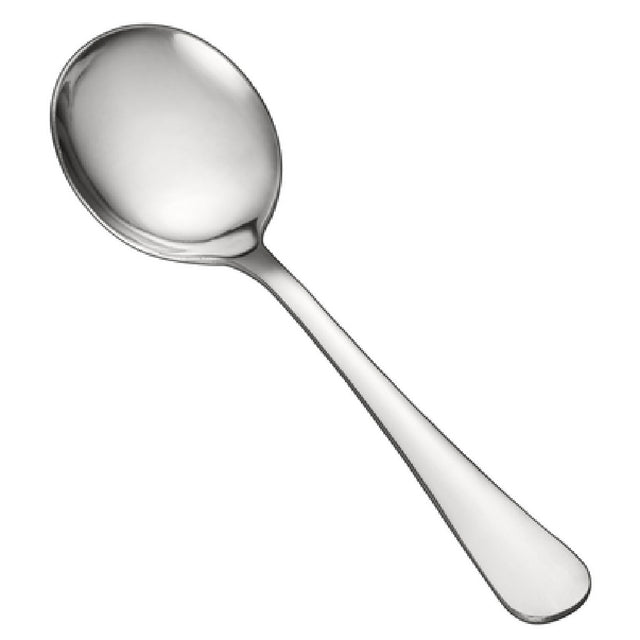 CAC China 3003-04 Continental Bouillon Spoon 5-7/8"L Heavy Weight