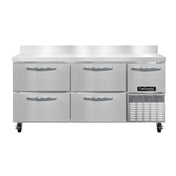 Continental Refrigerator RA68SNBS-D Refrigerated Base Shallow Depth Worktop Unit