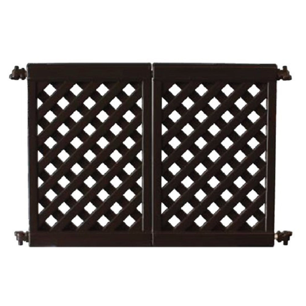 Grosfillex US962117 Fence Panel 2-panel Section Interlocking