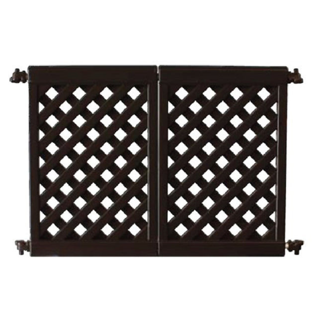 Grosfillex US962117 Fence Panel 2-panel Section Interlocking