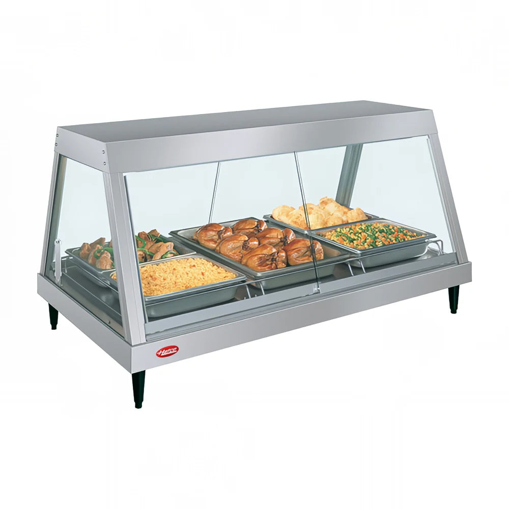 Hatco GRHD-4P_120/60/1 Glo-Ray® Heated Display Case Countertop See-thru Design