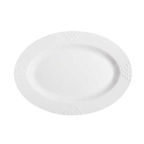 GET Enterprises ML-14-W Milano™ Platter 17" X 12" Oval