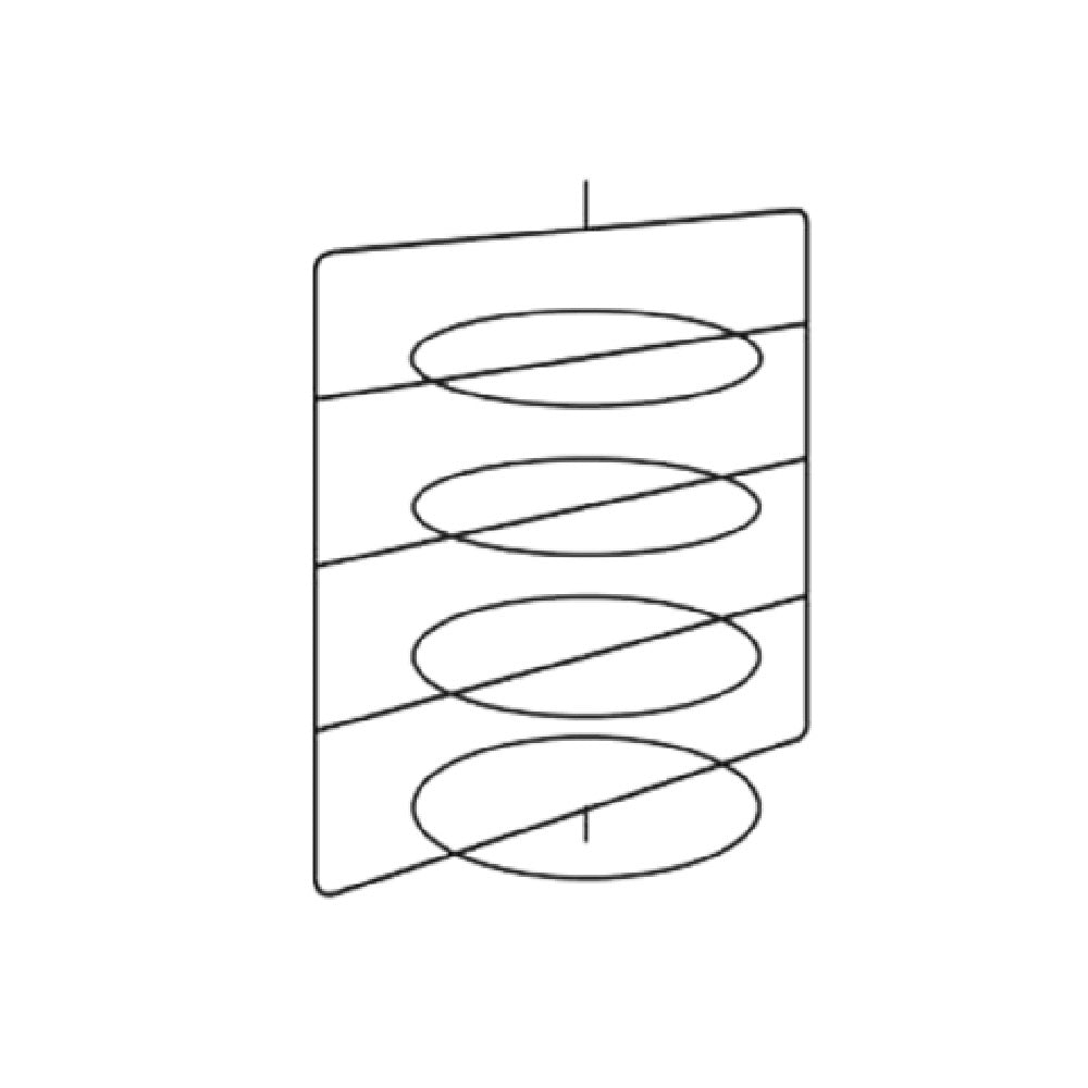 Hatco FSDT5TCR (5) Tier Circle Rack With Pizza Pan Retainers Each