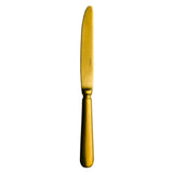 Arc Cardinal MB261 Sola Baguette Gold Dessert Knife (L:8.0'' X W:2.9'') 13/0 Stainless Steel