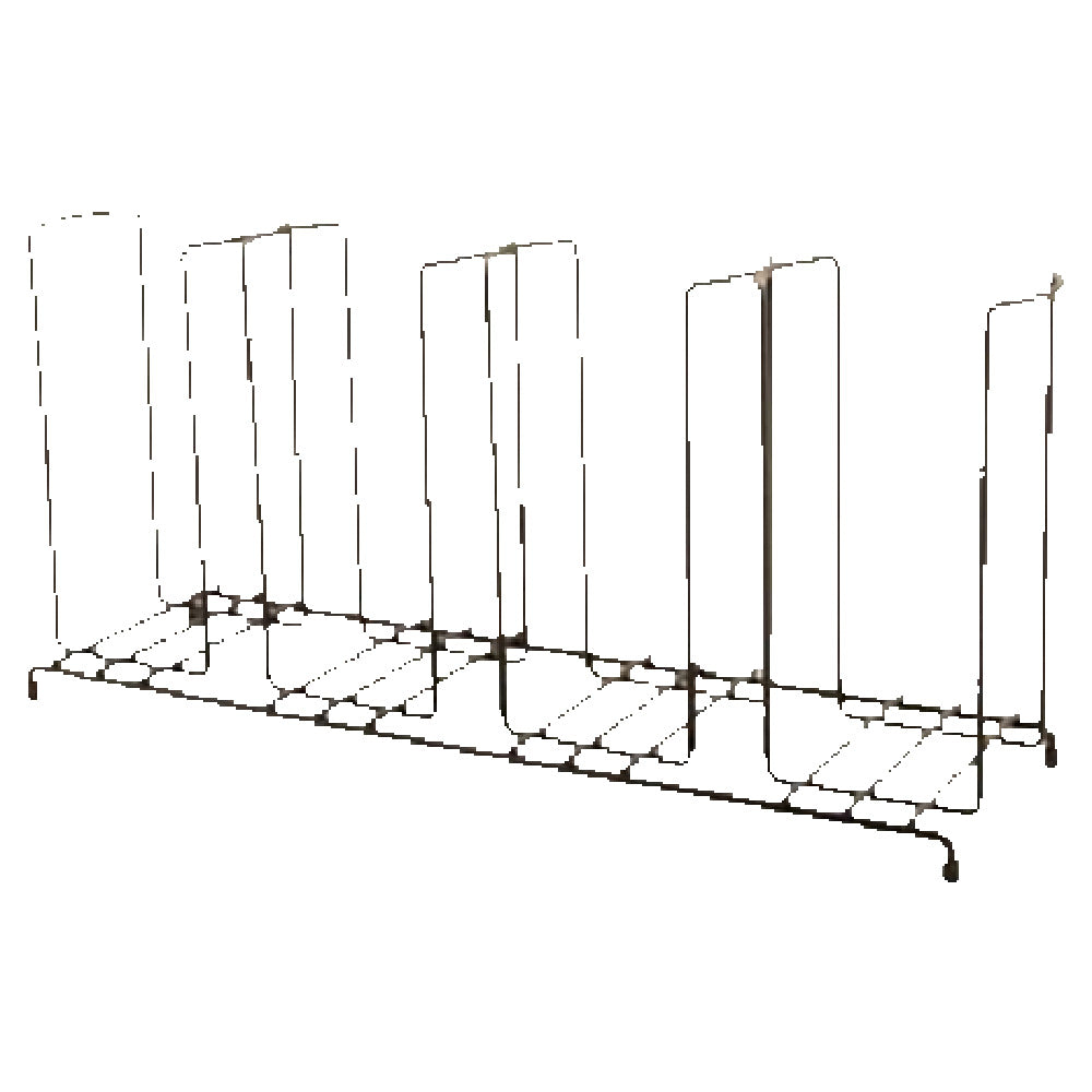 Franklin Machine Products 104-1119 Dispense-Rite® Cup Rack 8-1/2" H X 18-1/2"W X 5"D 4 Section